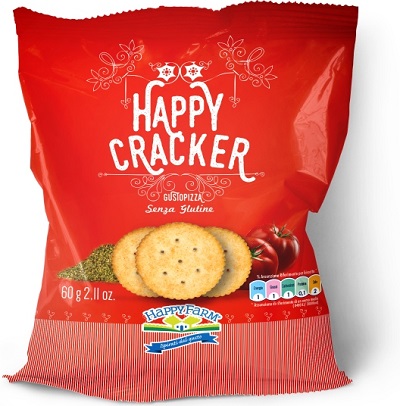 HAPPY FARM HAPPY CRACKERS GUSTO PIZZA 60 G - farmascienza.it