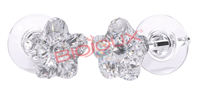ORECCHINO POST FORATURA SWAROVSKI CRYSTAL FLOWER ARTICOLO BJT963 - farmascienza.it