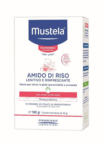 MUSTELA AMIDO DI RISO 180 G - farmascienza.it