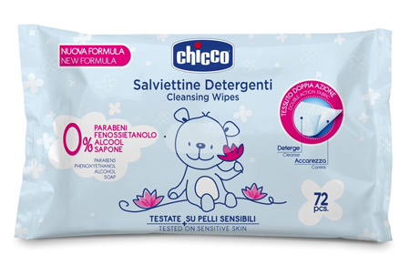 CHICCO COSMESI SALVIETT 72 PEZZI SENZA PLAQ - farmascienza.it