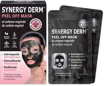 SYNERGY DERM PEEL OFF MASK 4 TRATTAMENTI MONODOSE 7 G - farmascienza.it