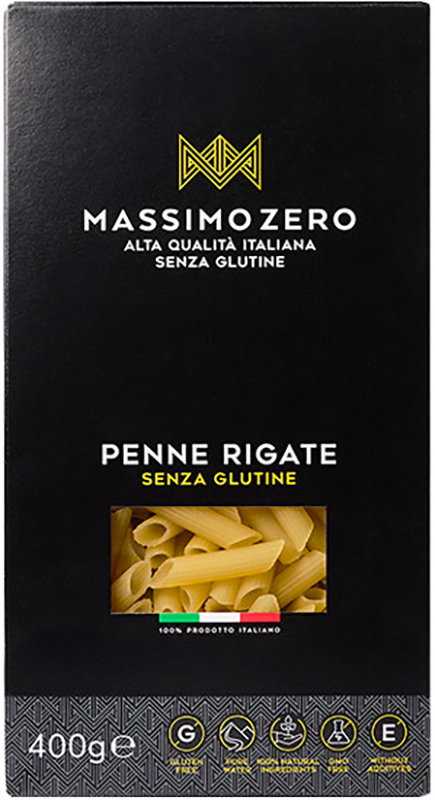 MASSIMO ZERO MEZZE PENNE RIGATE 400 G - farmascienza.it
