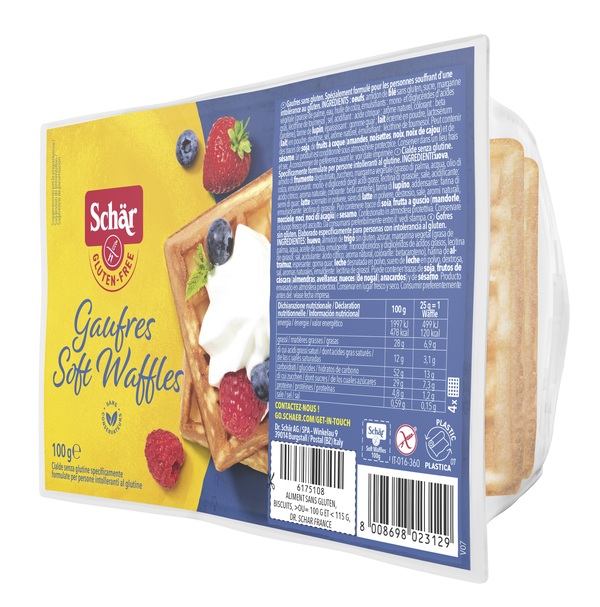 SCHAR GAUFRE SOFT WAFFLES 100 G - farmascienza.it