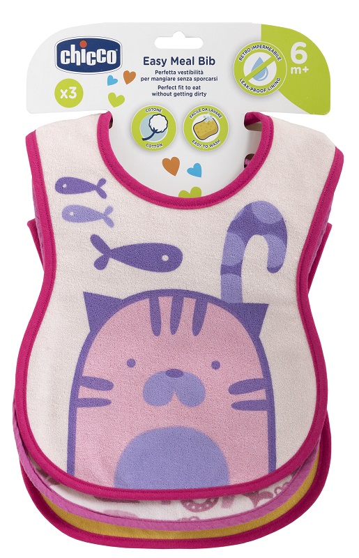 CHICCO BAVAGLINO PAPPA 6M 3 PEZZI GIRL - farmascienza.it
