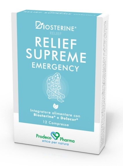 BIOSTERINE RELIEF SUPREME EMERGENCY 12 COMPRESSE - farmascienza.it