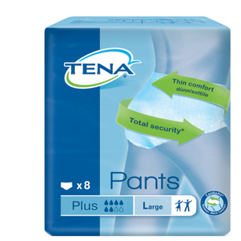 PANNOLONE PULL-UP TENA PANTS PLUS TAGLIA LARGE 8 PEZZI - farmascienza.it