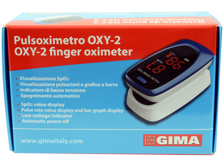 PULSOXIMETRO DA DITO OXY-2 SCHERMO LED 60X30,5X32,5MM 1 PEZZO - farmascienza.it