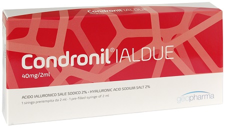 SIRINGA INTRA-ARTICOLARE CONDRONIL IALDUE PRERIEMPITA ACIDO IALURONICO SALE SODICO 40 MG 2 ML - farmascienza.it