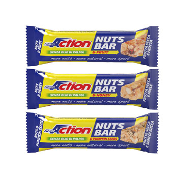 PROACTION NUTS BAR MIELE 30 G - farmascienza.it