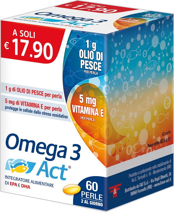 OMEGA 3 ACT 1 G + VITAMINA E 60 PERLE - farmascienza.it