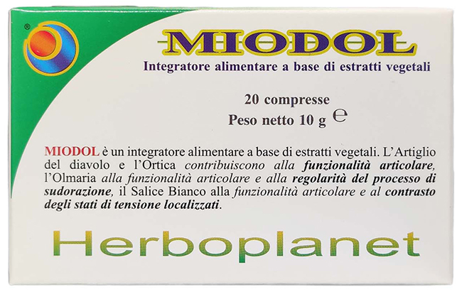 MIODOL 20 COMPRESSE BLISTER 10 G - farmascienza.it