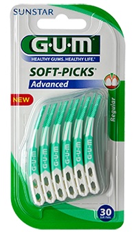 GUM SOFTPICKS ADVANCE SCOVOLINO LARGE GOMMA 30 PEZZI - farmascienza.it