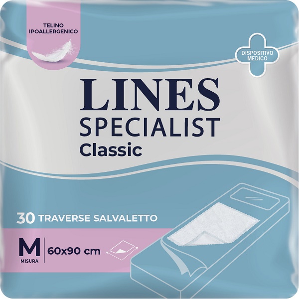 TRAVERSA ASSORBENTE LINES SPECIALIST CLASSIC MISURA 60X90 CM 30 PEZZI - farmascienza.it