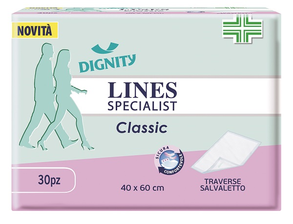 TRAVERSA PER INCONTINENZA LINES SPECIALIST CLASSIC 40X60 CM 30 PEZZI - farmascienza.it