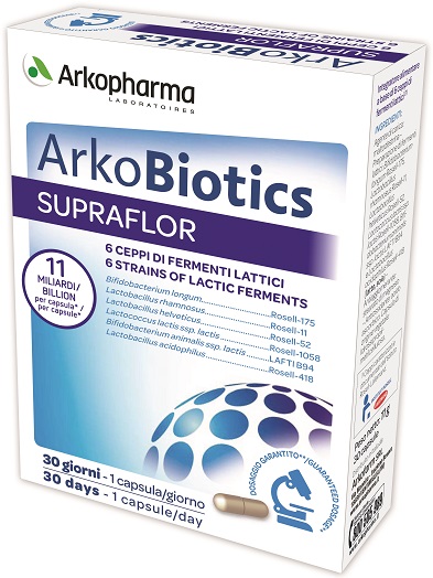 ARKOBIOTICS SUPRAFLOR 30 CAPSULE - farmascienza.it
