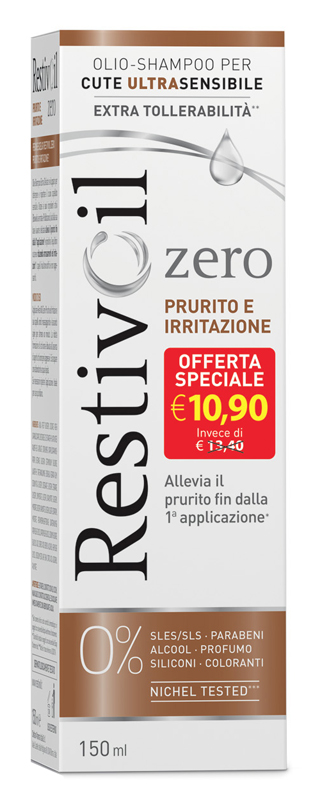 RESTIVOIL ZERO PRURITO E IRRITAZIONE OFFERTA SPECIALE 150 ML - farmascienza.it