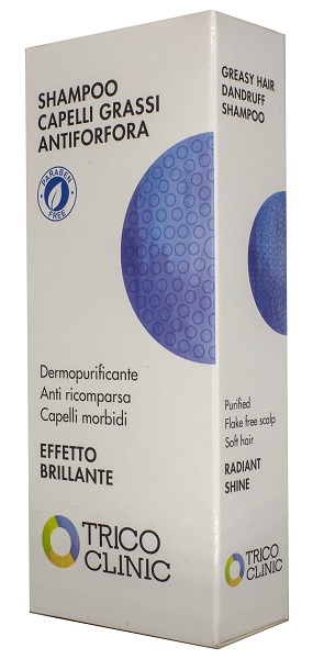 TRICO CLINIC SHAMPOO CAPELLI GRASSI ANTIFORFORA EFFETTO BRILLANTE 200 ML - farmascienza.it