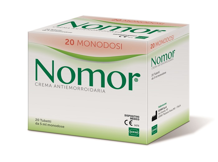 NOMOR CREMA ANTIEMORROIDARIA 20 TUBETTI MONODOSE DA 5 ML - farmascienza.it