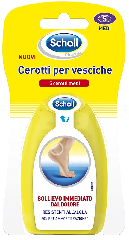SCHOLL CEROTTI PER VESCICHE MEDIO DITA DEI PIEDI 6 PEZZI - farmascienza.it