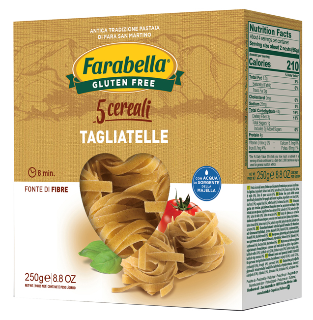FARABELLA TAGLIATELLE AI 5 CEREALI 250 G - farmascienza.it
