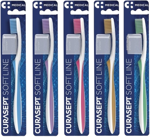 CURASEPT SPAZZOLINO SOFT MEDICAL COLORE AZZURRO - farmascienza.it