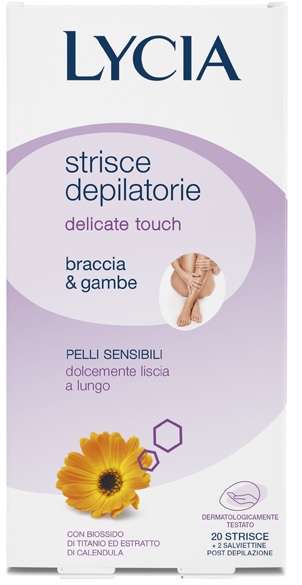 LYCIA 20 STRISCE BRACCIA/GAMBE PELLI DELICATE 12 PEZZI - farmascienza.it