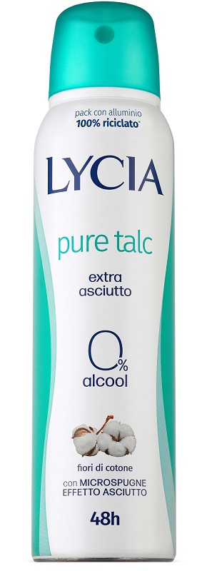 LYCIA SPRAY PURE TALC 150 ML - farmascienza.it