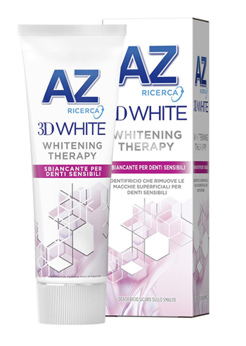 DENTIFRICIO AZ 3D WHITE THERAPY DENTI SENSIBILI 75 ML - farmascienza.it