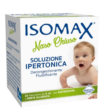 SOLUZIONE IPERTONICA ISOMAX NASO CHIUSO 20 FLACONCINI DA 5 ML - farmascienza.it