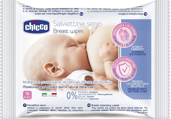 CHICCO SALVIETTE DETERGENTI PER IL SENO 16 PEZZI - farmascienza.it