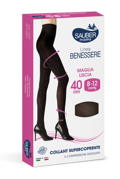 COLLANT SUPERCOPRENTE SAUBER 8-12MMHG NERO 3 - farmascienza.it