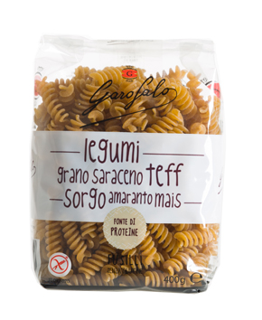 GAROFALO FUSILLI PASTA SENZA GLUTINE LEGUMI E CEREALI 400 G - farmascienza.it