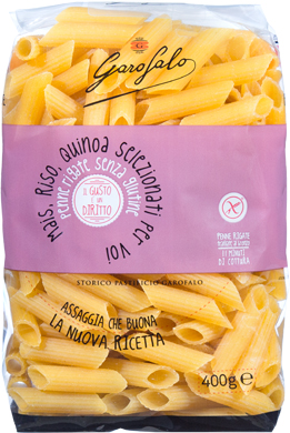 GAROFALO PENNE RIGATE SENZA GLUTINE 400 G - farmascienza.it