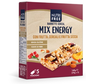 NUTRIFREE BARRETTE CEREAL MIX ENERGY 28 G X 5 - farmascienza.it