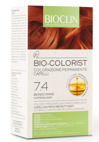 BIOCLIN BIO COLORIST 7,4 BIONDO RAME - farmascienza.it