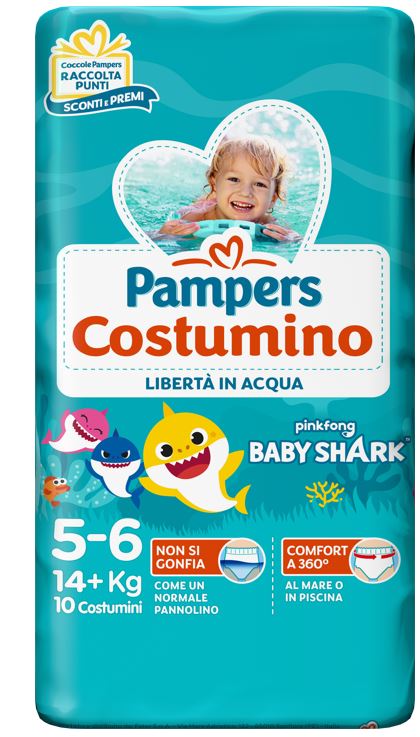 PAMPERS COSTUMINO CP 10 TG 5+ TG 5+ 10 PEZZI - farmascienza.it