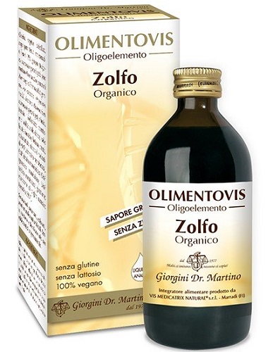 ZOLFO ORGANICO OLIMENTOVIS 200 ML - farmascienza.it