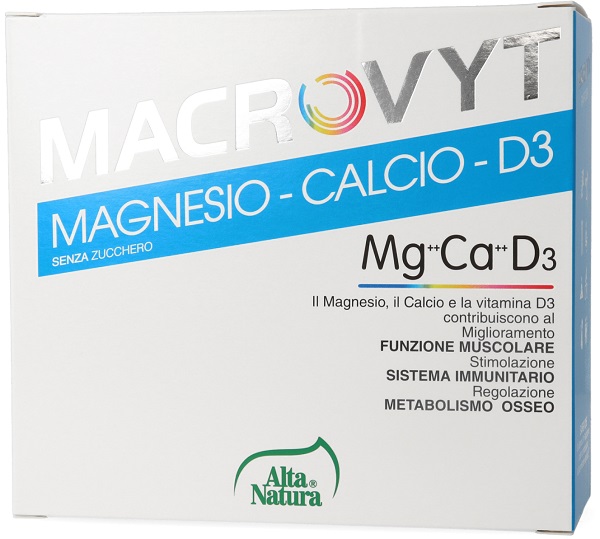 MACROVYT MAGNESIO/CALCIO/VITAMINA D3 18 BUSTINE - farmascienza.it