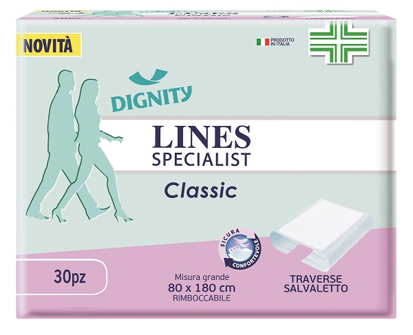TRAVERSA LINES SPECIALIST CLASSIC 80X180CM TP 30 PEZZI - farmascienza.it