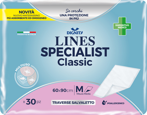 TRAVERSA LINES SPECIALIST CLASSIC 60X90CM TP 30 PEZZI - farmascienza.it