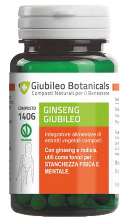 GIUBILEO BOTANICALS GINSENG 30 CAPSULE - farmascienza.it