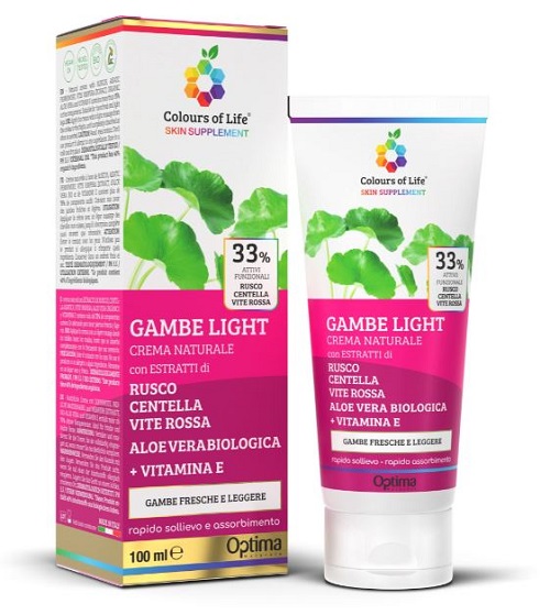 COLOURS OF LIFE SKIN SUPPLEMENT GAMBE LIGHT CREMA 100 ML - farmascienza.it