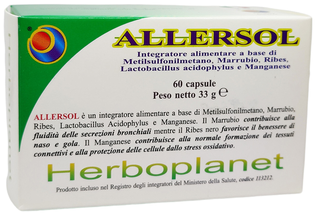 ALLERSOL 60 CAPSULE - farmascienza.it