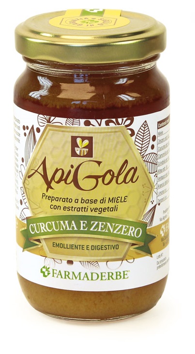 APIGOLA MIELE CURCUMA E ZENZERO 250 G - farmascienza.it