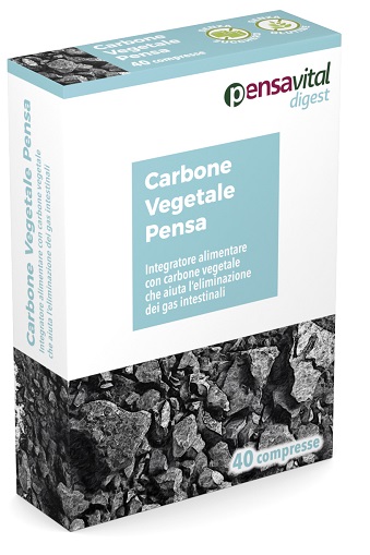CARBONE VEGETALE PENSA 40 COMPRESSE - farmascienza.it