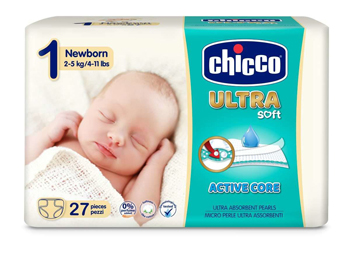 CHICCO PANNOLINO ULTRA CHICCHO NEWBORN 27 X 10 - farmascienza.it
