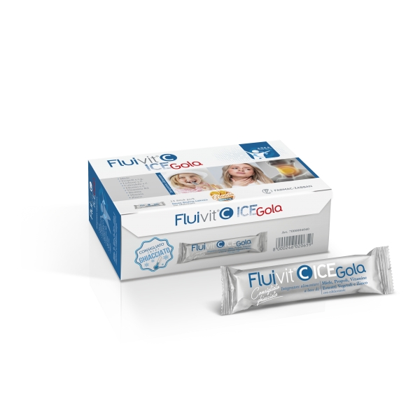 FLUIVIT C ICE GOLA 12 STICKPACK 12 ML - farmascienza.it