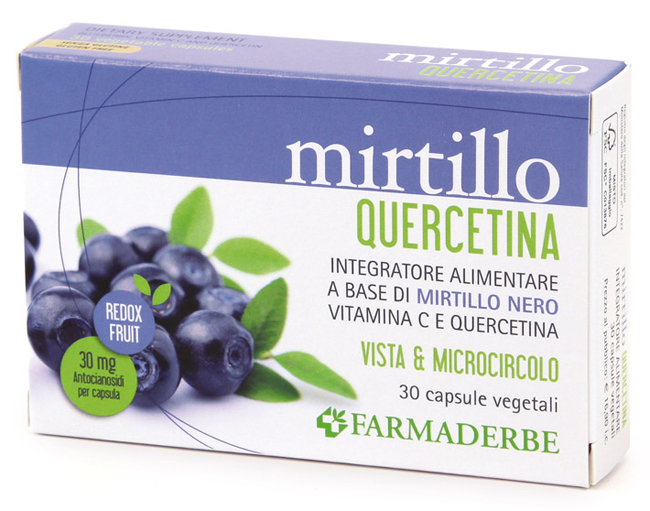 MIRTILLO QUERCETINA 30 CAPSULE - farmascienza.it