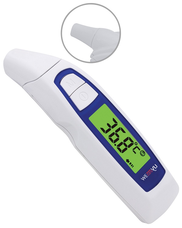 TERMOMETRO FRONTE ORECCHIO OGGETTI WECAREYU FEVER MULTIUSE 1 PEZZO - farmascienza.it