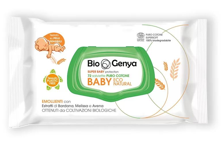 BIOGENYA ECO NATURAL BABY COTONE 72 PEZZI - farmascienza.it